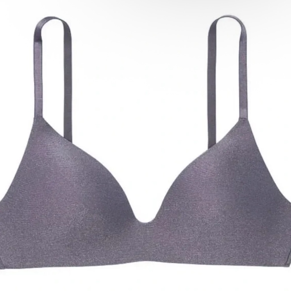 Victorias Secret Lightly Lined Wireless Micro Shimmer T-shirt Bra 34D - Picture 3 of 14